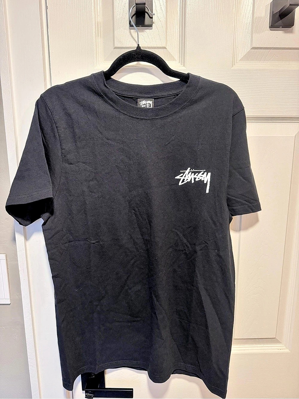 Stussy Cherries 8-Ball Tee Black Graphic T-Shirt Sm